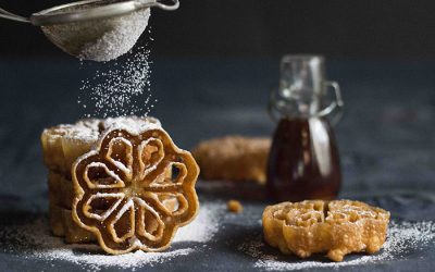 Swedish Waffle Rosettes
