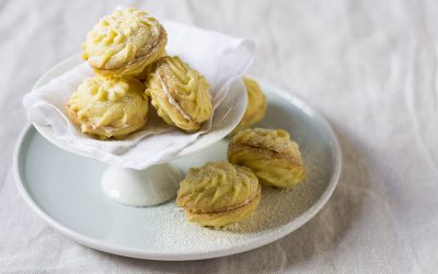 Lemon White Chocolate Melting Moments